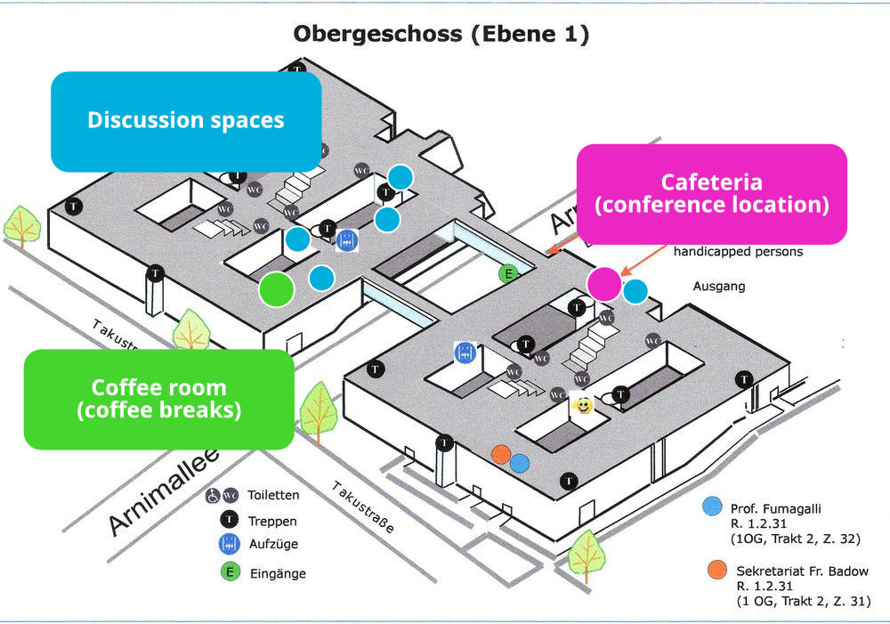 Floor plan for HQCC meeting