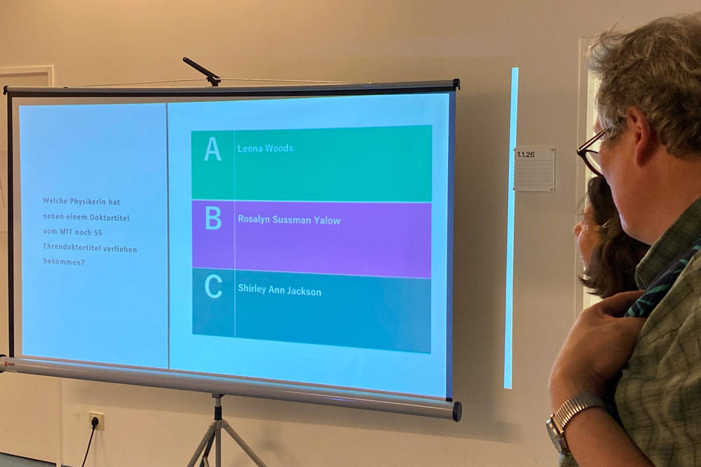 Quiz zu "Frauen in der Physik"